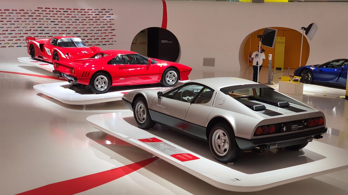 muzeum modena ferrari Pętla Modeńska FerLamPagMas Ferrari Lamorghini Pagani Maserati